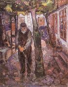 Edvard Munch The Old Man oil painting on canvas